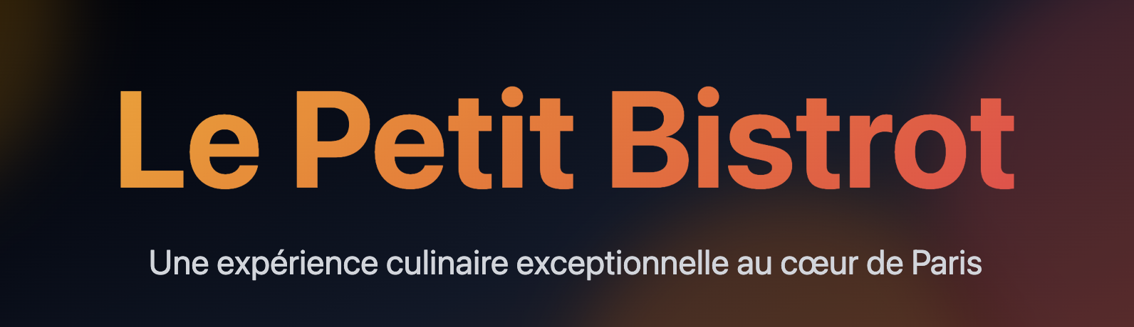 Aperçu de Le petit bistro